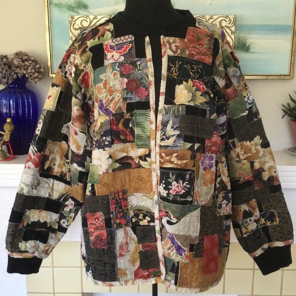 Wind River Vtg Patchwork Jacket 2XL Made in Canada - Picture 1 of 10